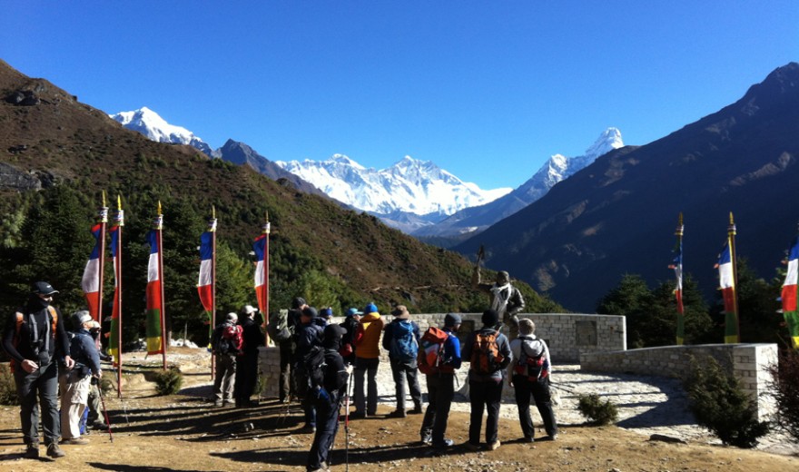 Everest view from Namche